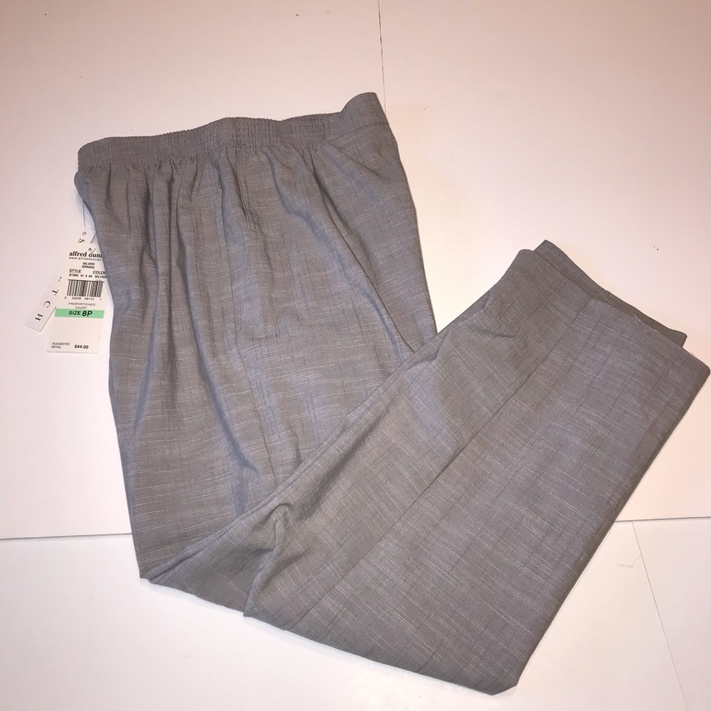 Alfred Dunner grey pants petite Size 8P